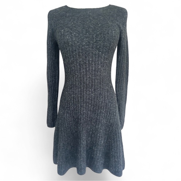 Abercrombie & Fitch Dresses & Skirts - Y2K ABERCROMBIE & FITCH Ribbed Sweater Dress Blue Preppy Indie Academia Size XSP